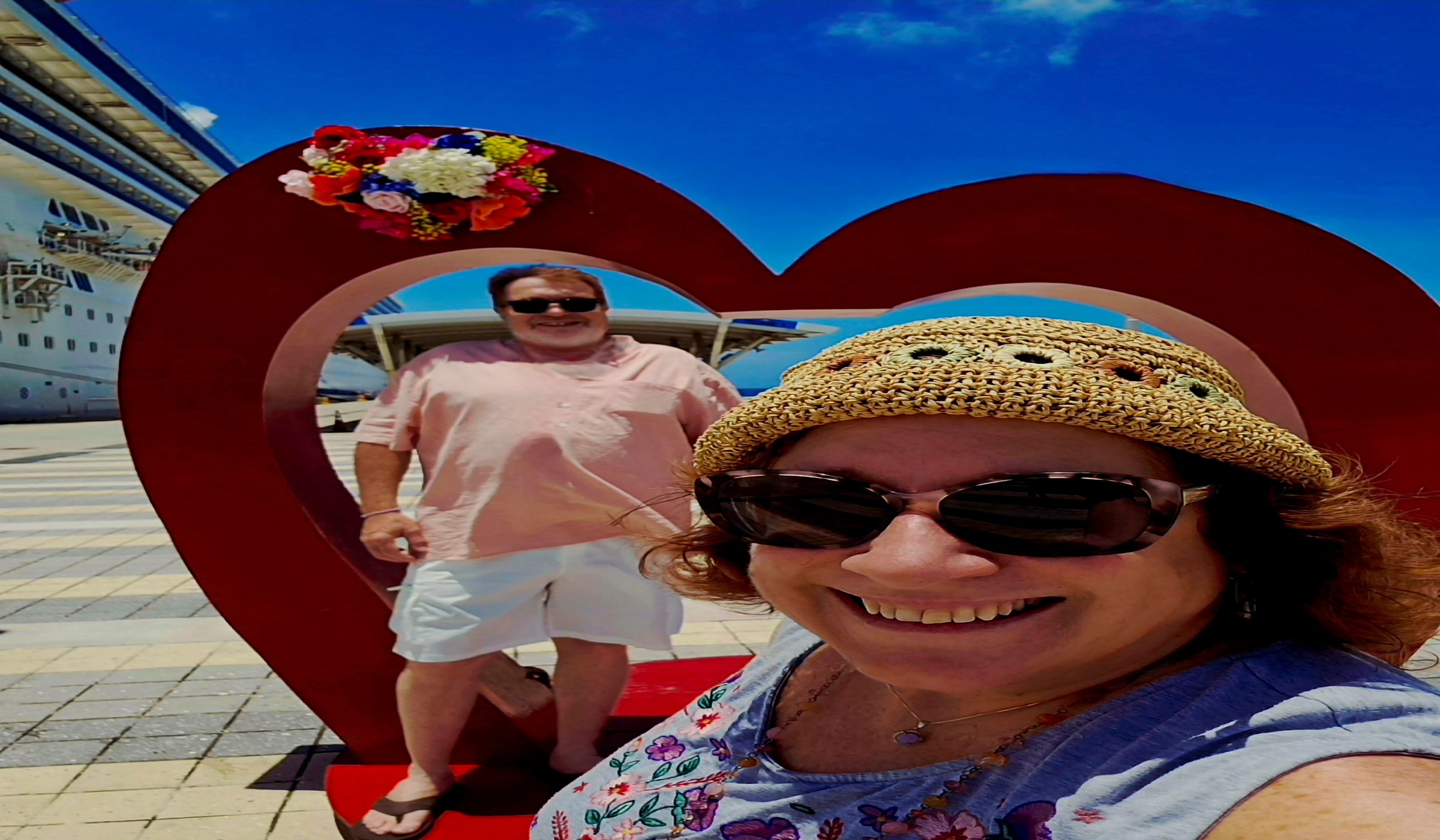 Laura & David at port